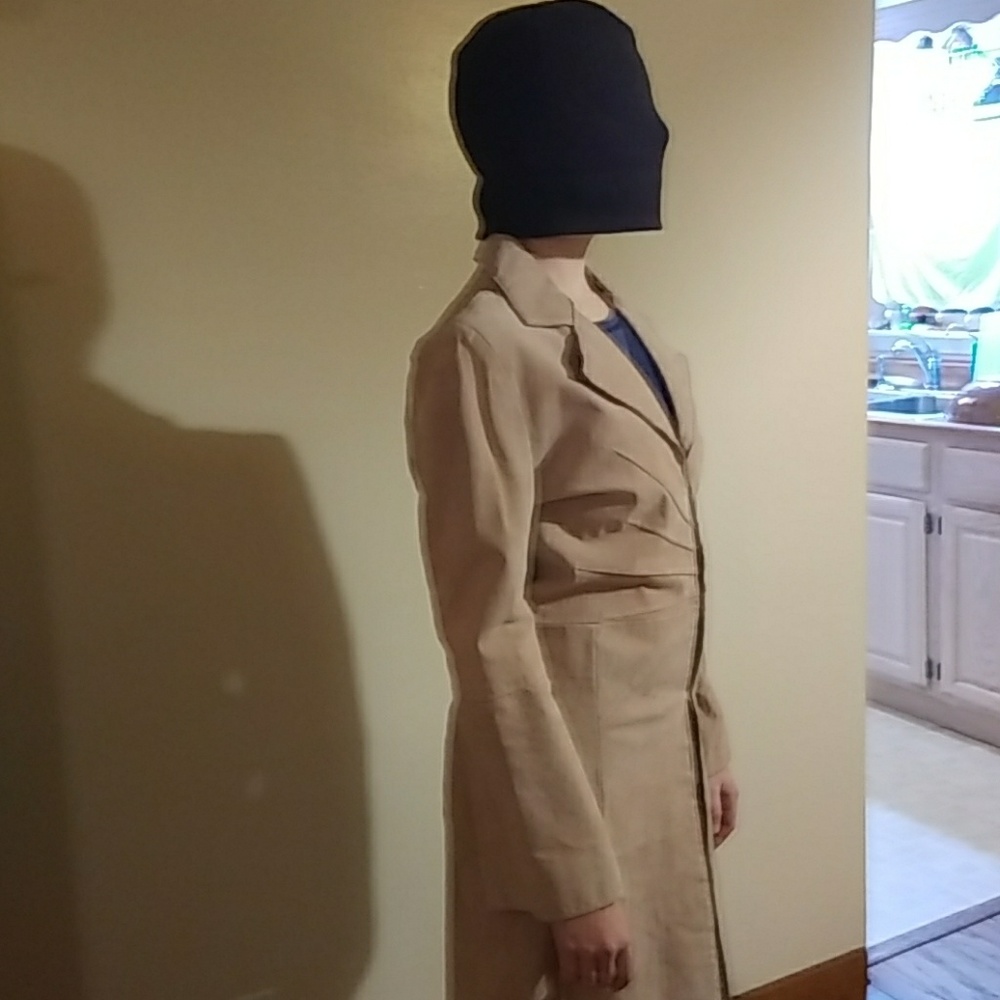 Leather coat
